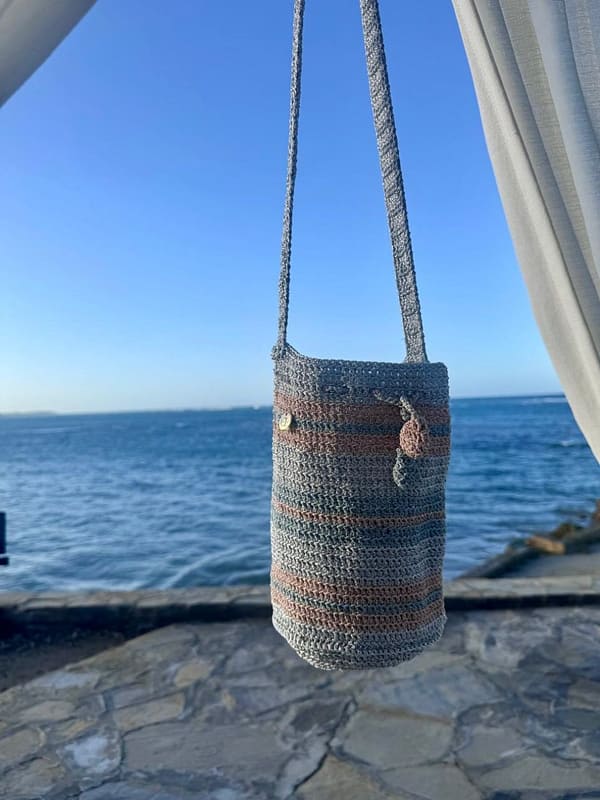 Mochila tejida Arrecife