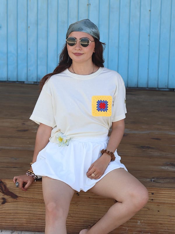 Camiseta Tricolor Chic - Sí Sí Colombia ! Sí Sí Caribe !