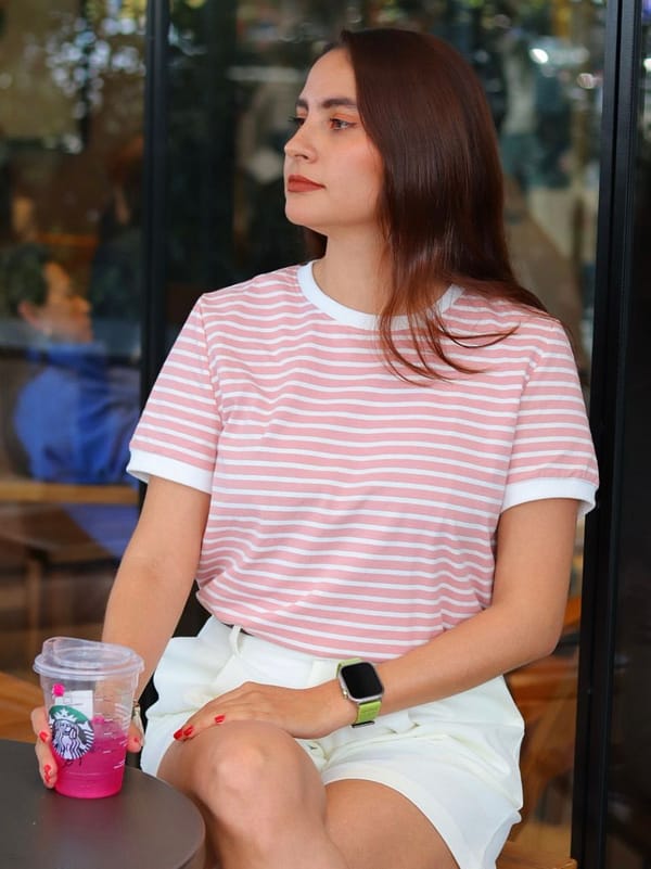 Camiseta marinera Rosada