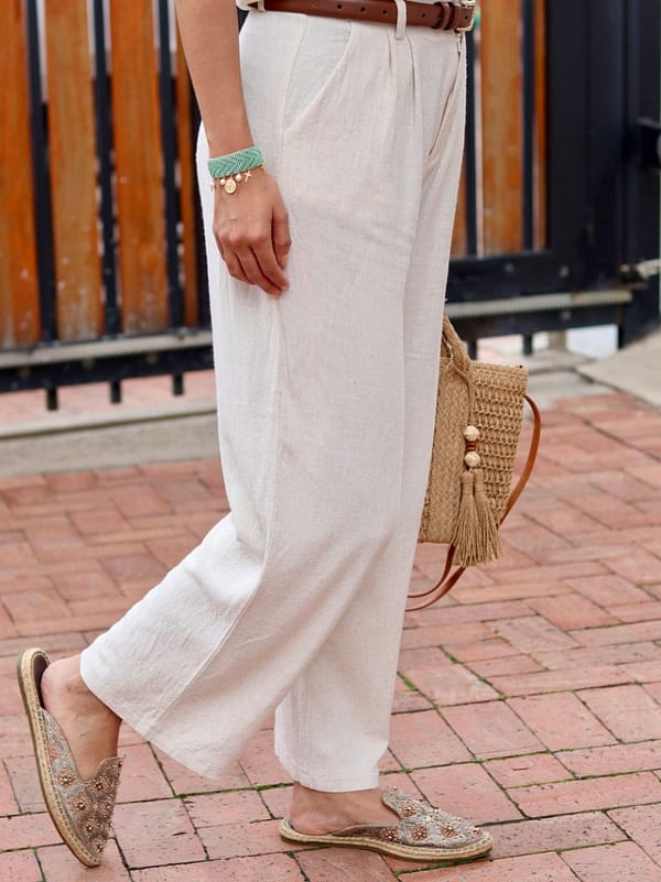 Pantalón Beige