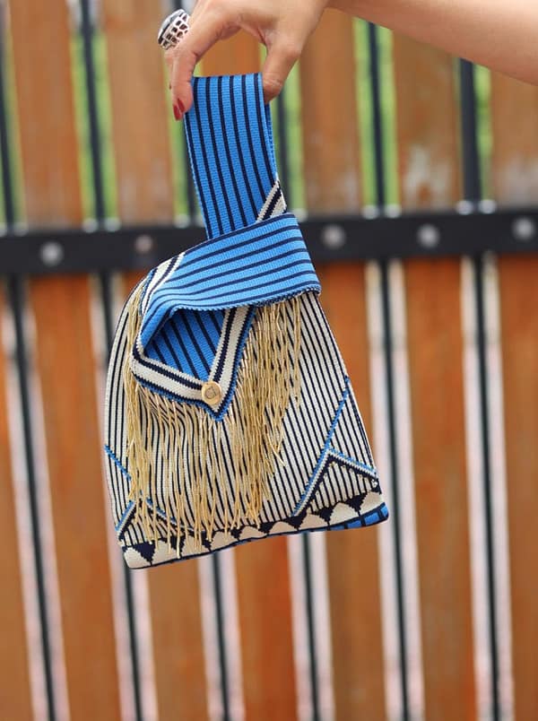 Bolso cruzado canutillos